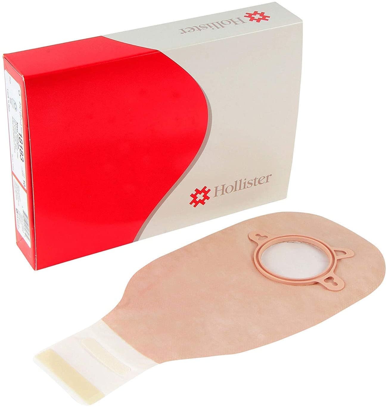 HOL- Hollister Hollister Drainable Pouch Lock N Roll w/AF300 Filter 2 1/4 Flange 12"L 10/bx