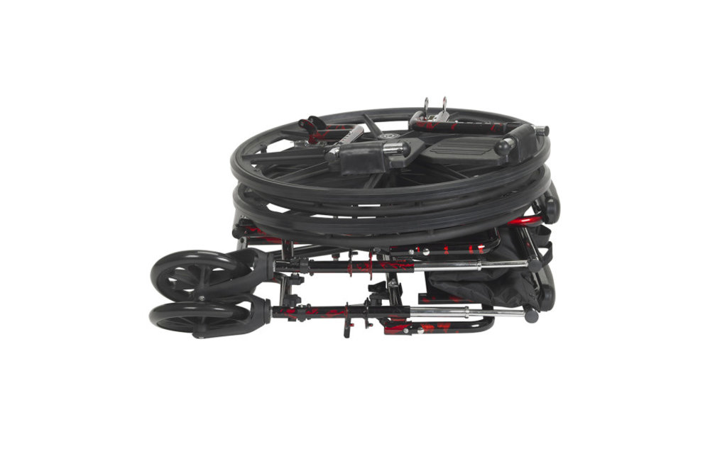 Drive Medical Red Rebel Lightweight Wheelchair