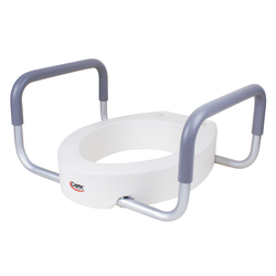 Carex Carex Toilet Seat Elevator w/Handles For Round Toilet 3.5"