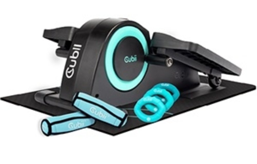 Cubii Jr. Compact Seated Elliptical with Built-in Display Monitor and Non-slip Mat