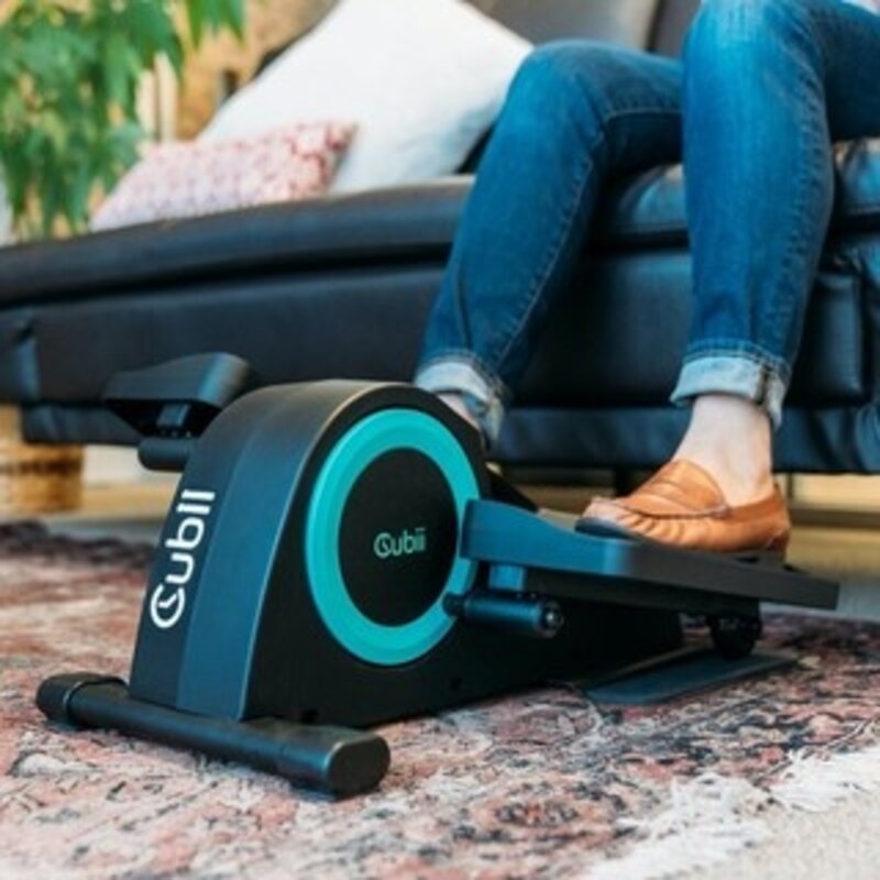 CUB-Cubii Cubii Jr. Compact Seated Elliptical with Built-in Display Monitor and Non-slip Mat