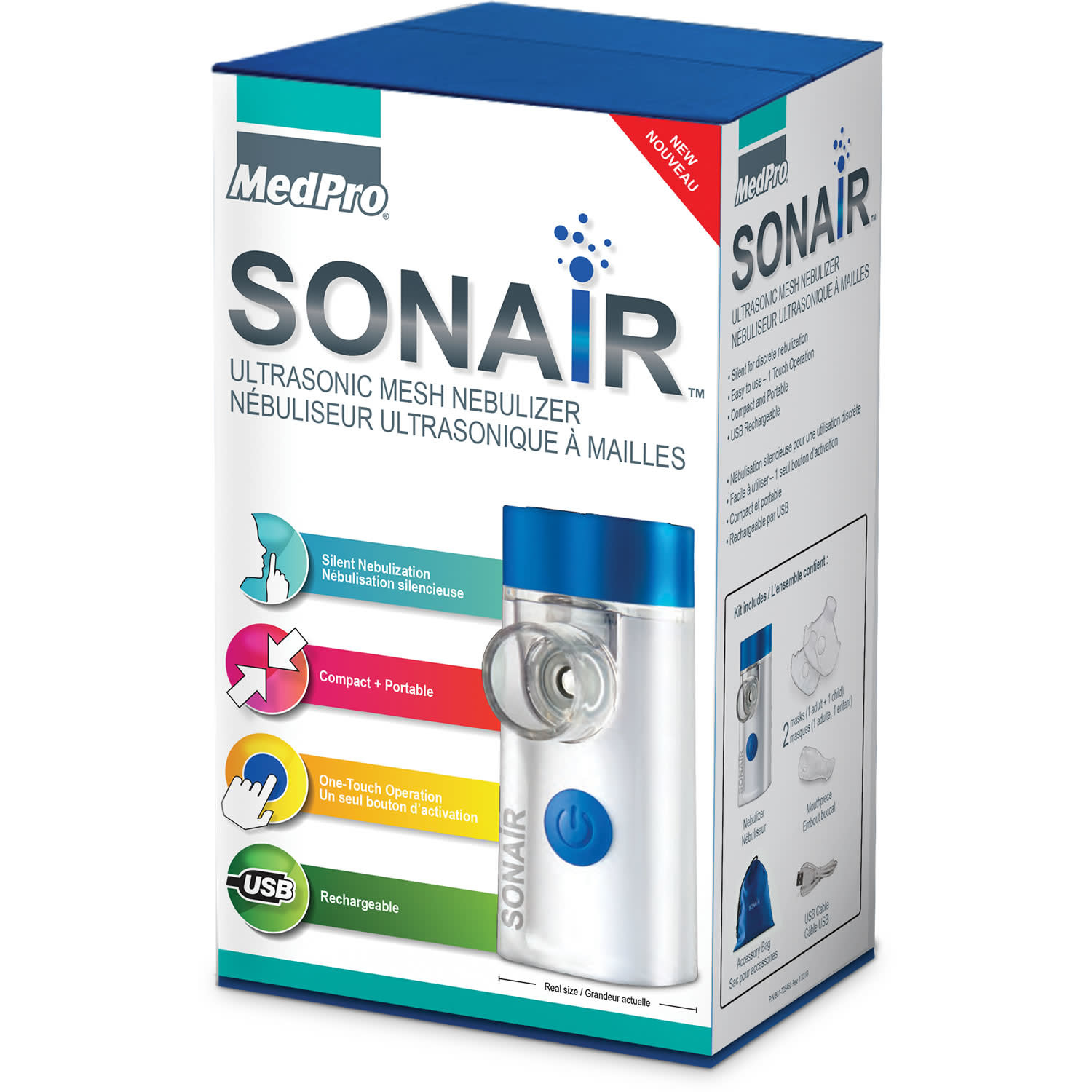 AMG Sonair Ultra Sonic Mesh Nebulizer