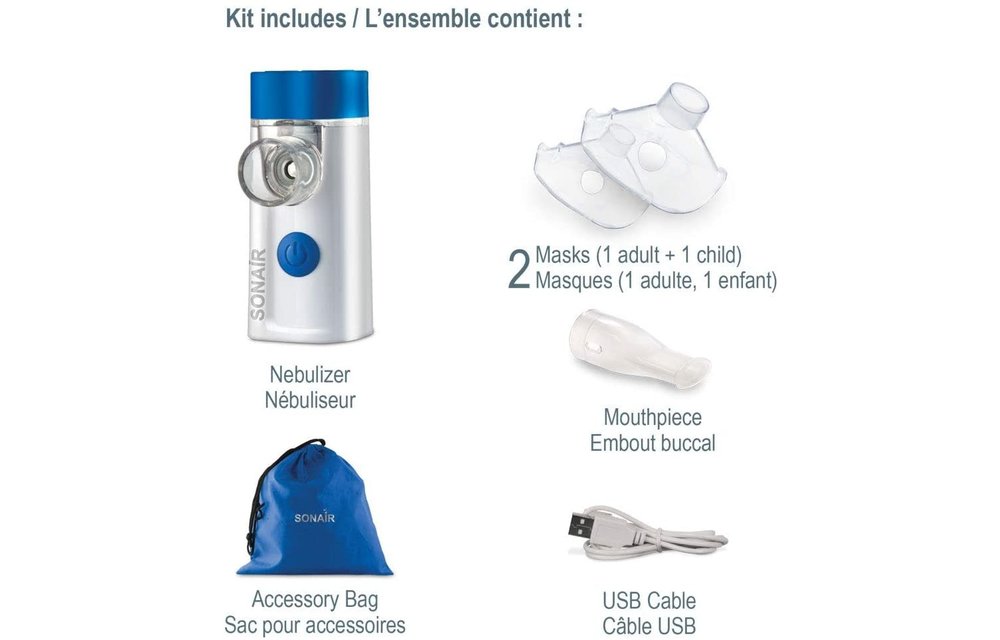 AMG Sonair Ultra Sonic Mesh Nebulizer