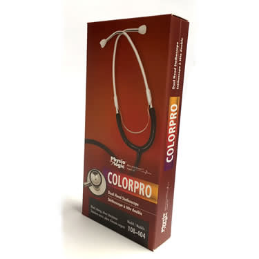 AMG Color Pro Dual Head Stethoscope Silver Chestpiece