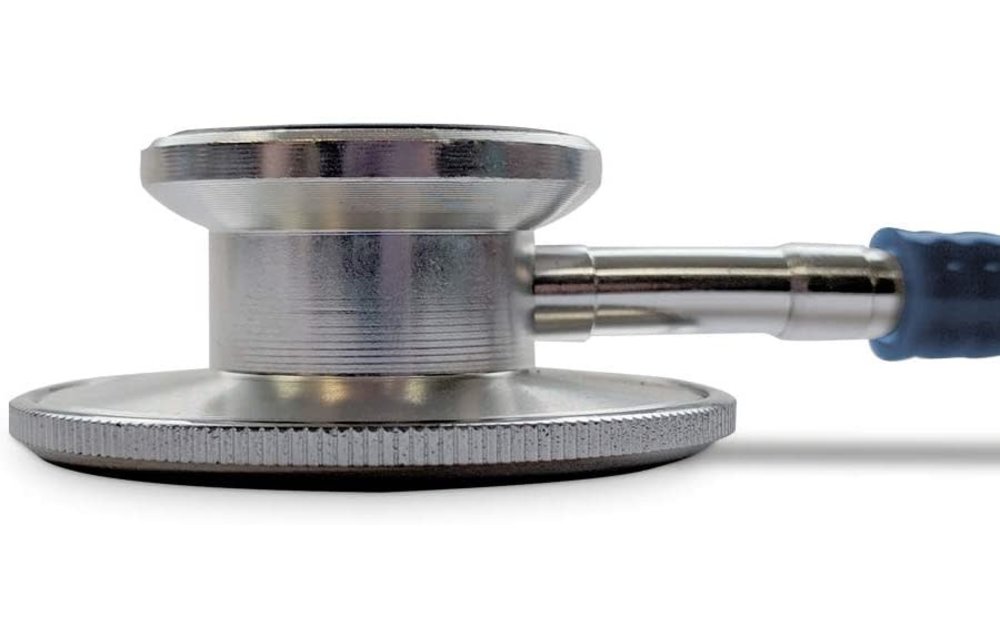 AMG Color Pro Dual Head Stethoscope Silver Chestpiece