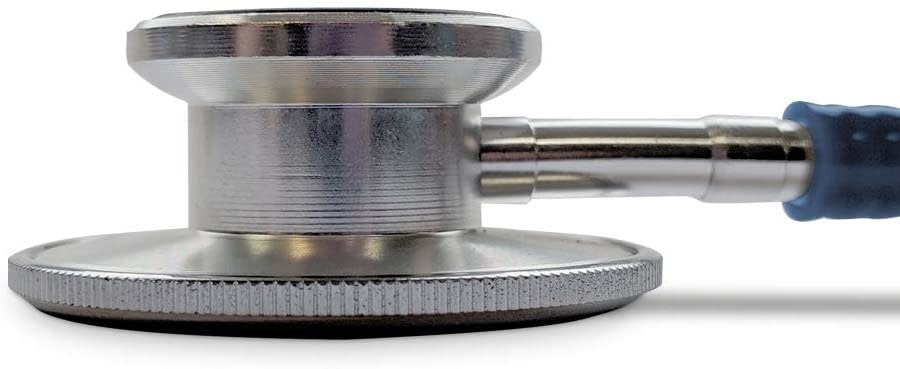 AMG Color Pro Dual Head Stethoscope Silver Chestpiece