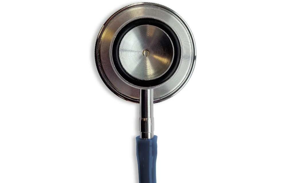 AMG Color Pro Dual Head Stethoscope Silver Chestpiece