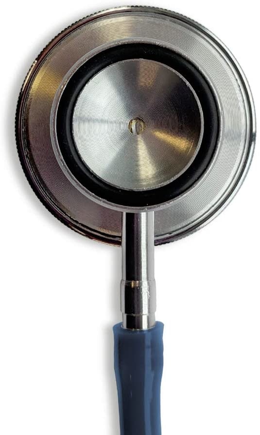 AMG Color Pro Dual Head Stethoscope Silver Chestpiece