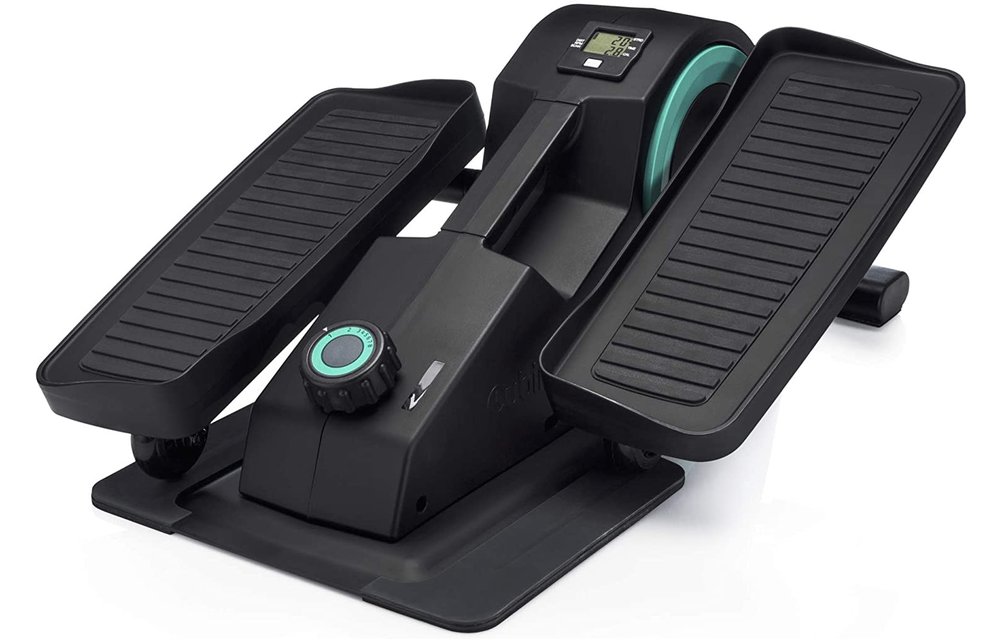 Cubii Jr. Compact Seated Elliptical with Built-in Display Monitor and Non-slip Mat