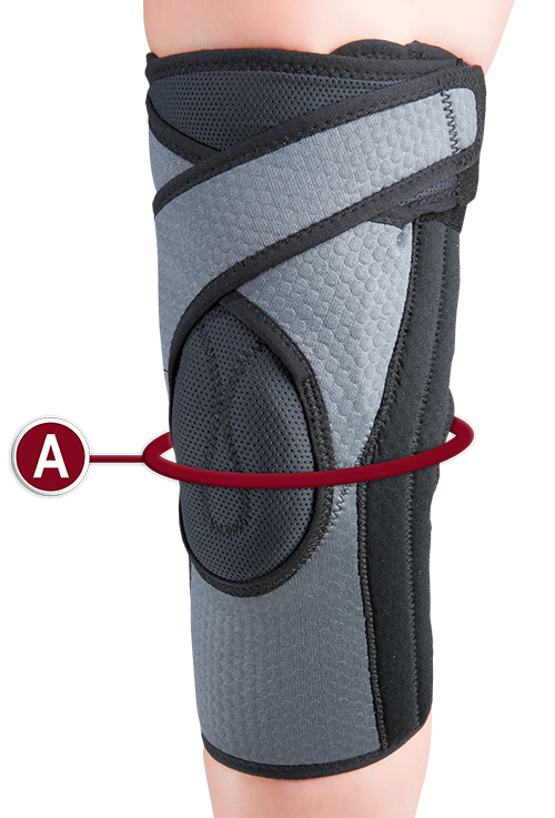 OTC - Airway Surgical OTC Airmesh Knee Support w/Patella Uplift