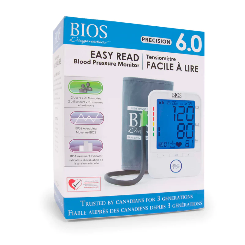 BOS-BIOS Easy Read Blood Pressure Monitor