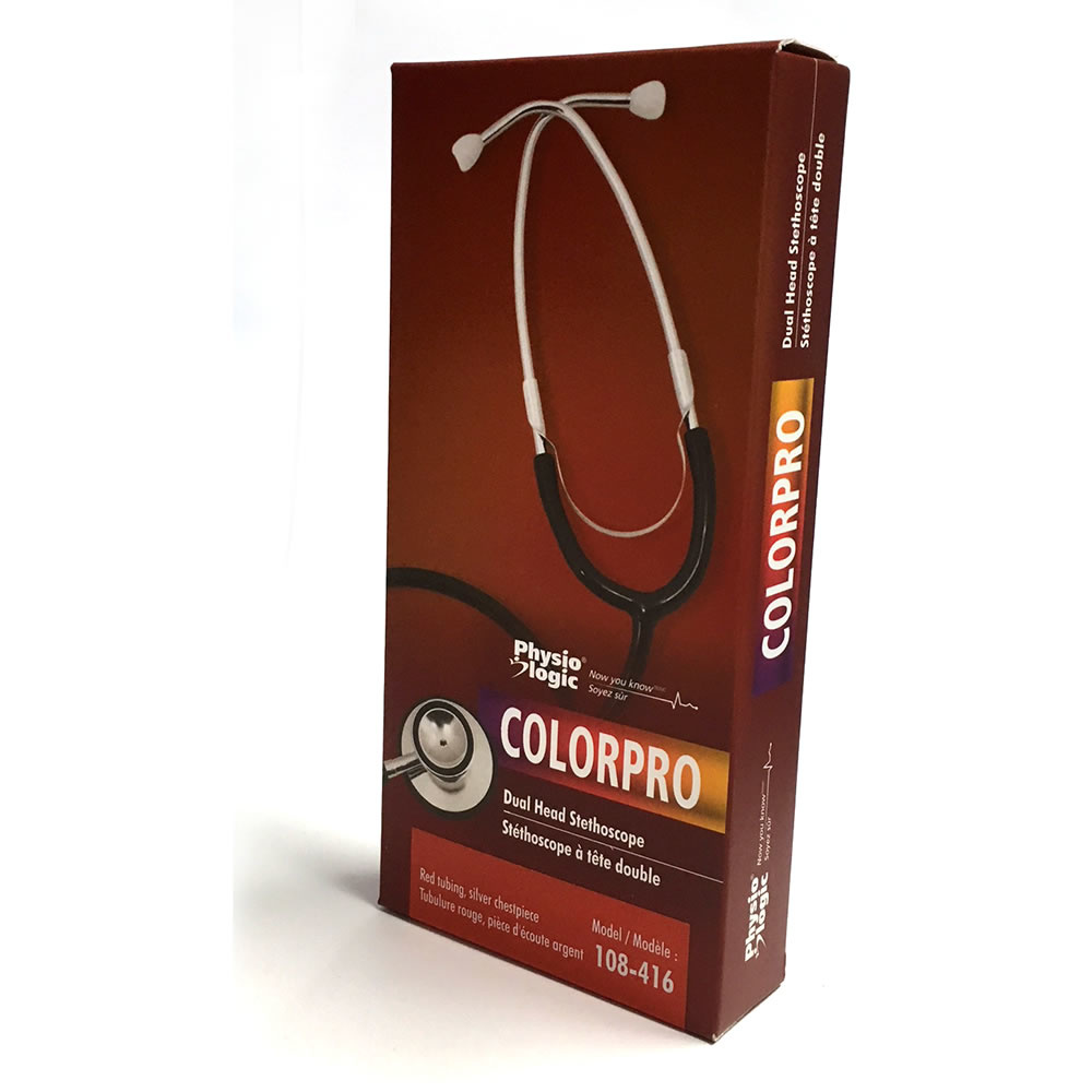 AMG Color Pro Dual Head Stethoscope Silver Chestpiece