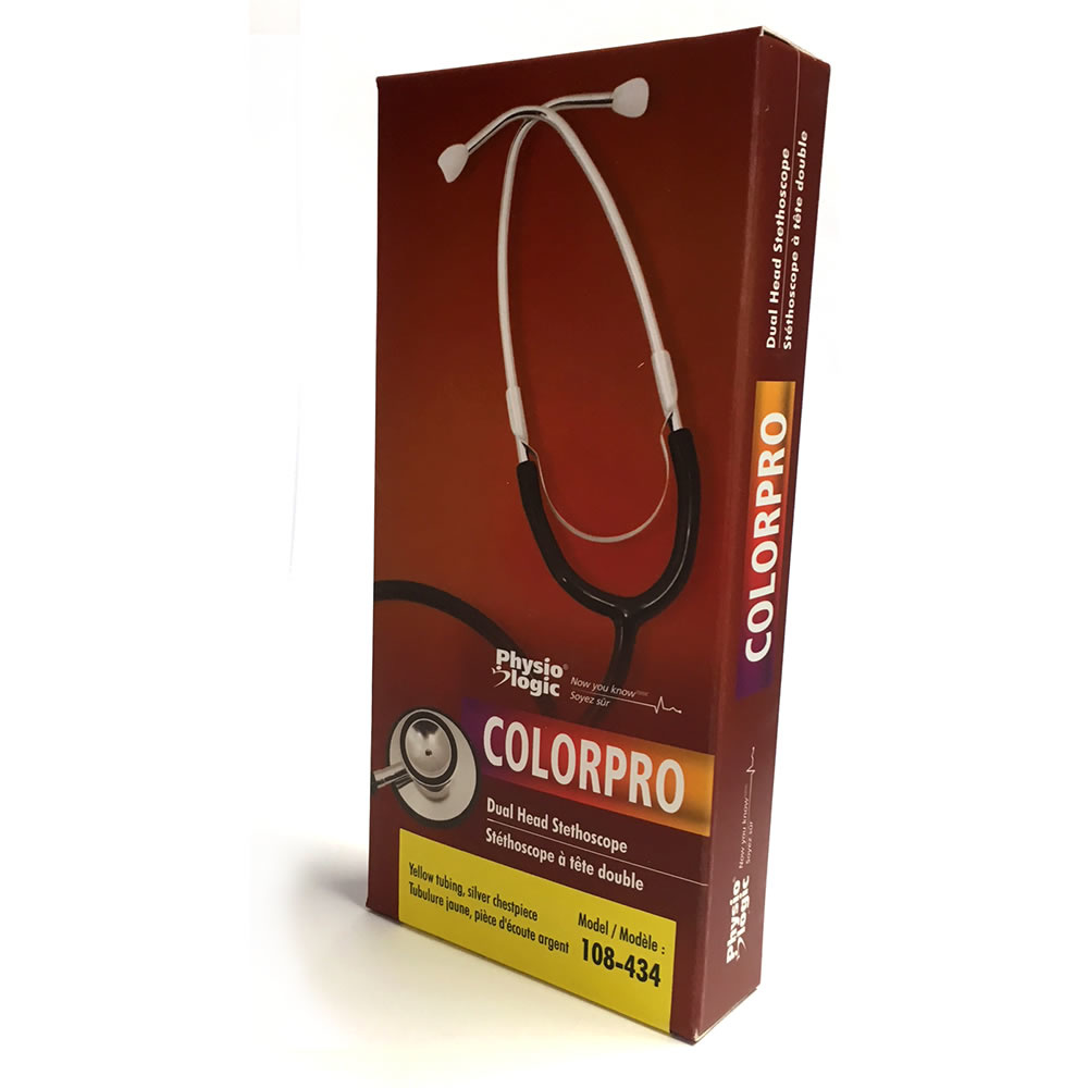 AMG Color Pro Dual Head Stethoscope Silver Chestpiece