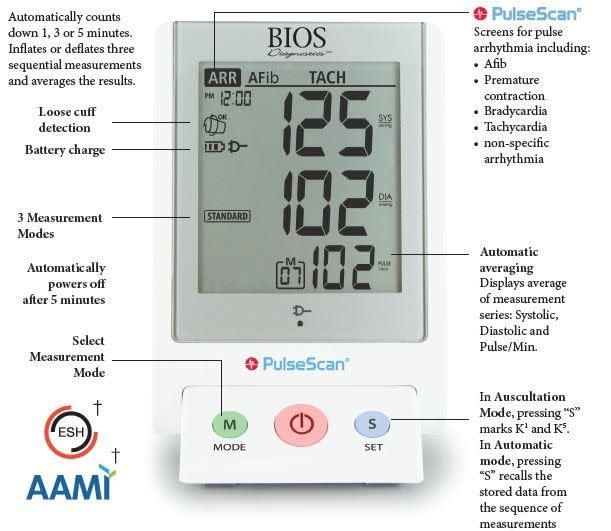 Bios Automatic Professional Blood Pressure Monitor