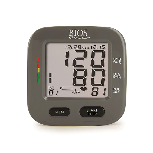 Bios Compact Blood Pressure Monitor with Bluetooth Silver