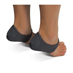BOS-BIOS Gel Heel Cushions Black 1/pair