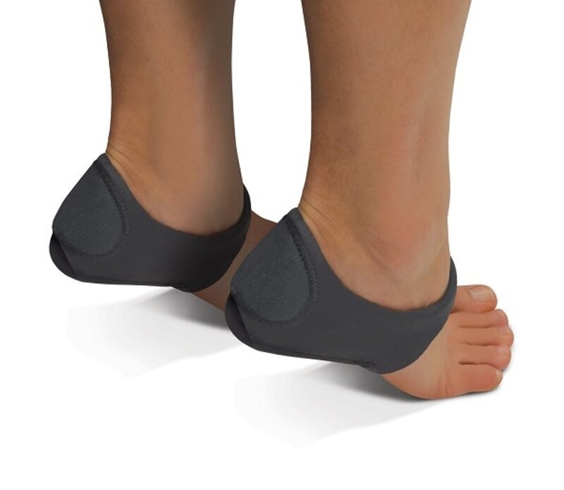 BOS-BIOS Gel Heel Cushions Black 1/pair