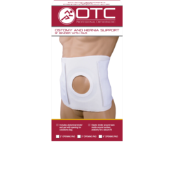 OTC Ostomy & Hernia Support 9" Binder 4" Opening