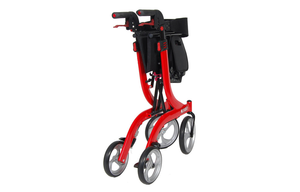 Drive Nitro Aluminum Rollator 10" Casters