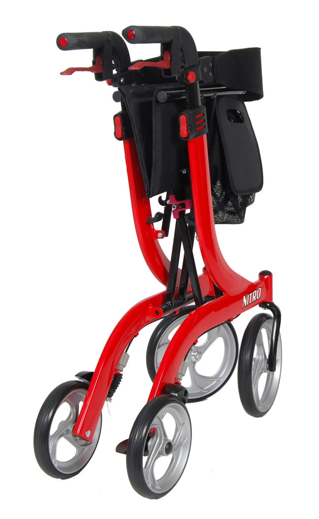 Drive Nitro Aluminum Rollator 10" Casters