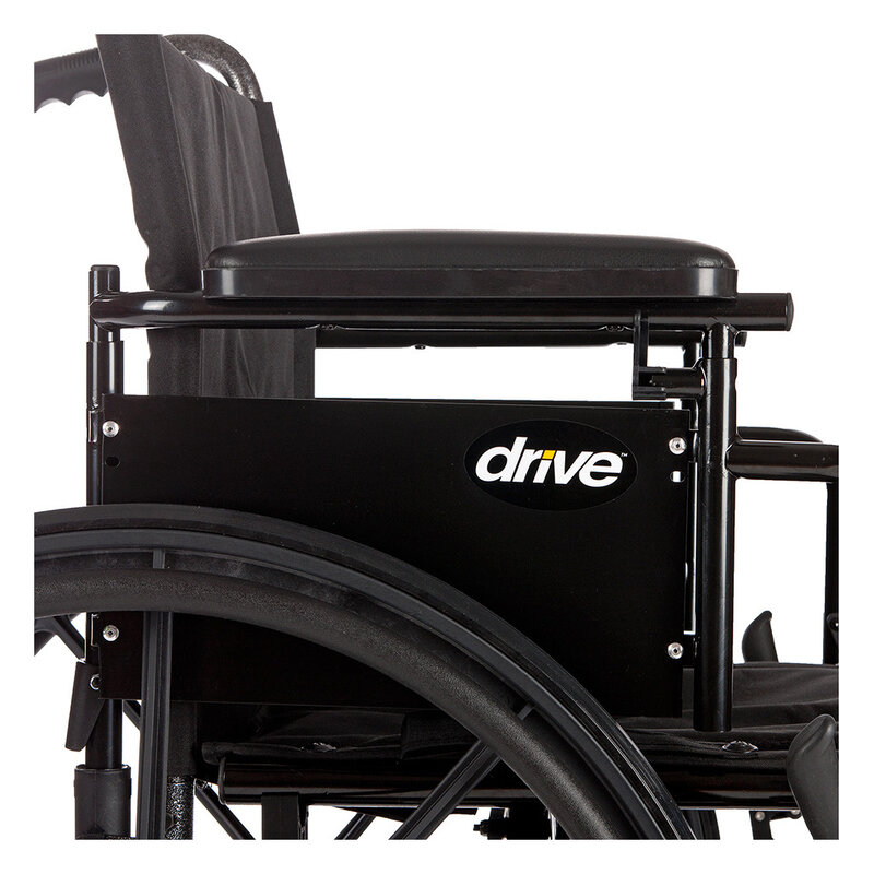 DRV-Drive Medical Cruiser X4 Wheelchair Adjustable Seat Height Detachable Desk Arm (ADDA) Foot Rest (SF)  300lbs