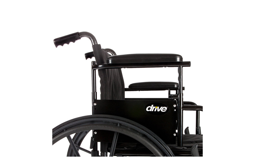Cruiser X4 Wheelchair Adjustable Seat Height Detachable Desk Arm (ADDA) Foot Rest (SF) 300lbs