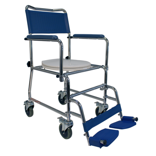 Artisan 18"Drop Arm Wheeled Commode 250Ibs
