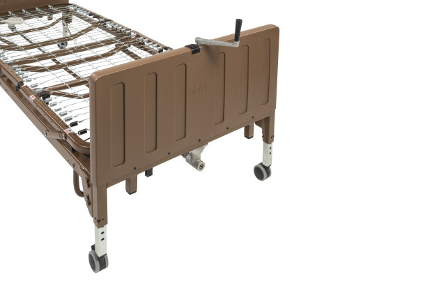 DRV-Drive Medical Drive Medical Full-Electric Low Height Bed Hospital Bed w/Half Rails