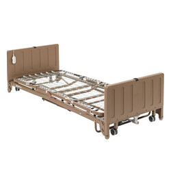 Drive Medical Drive Medical Full-Electric Low Height Bed Hospital Bed w/Half Rails