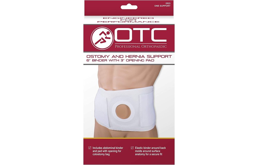 Ostomy & Hernia Support 9" Binder 3" Opening