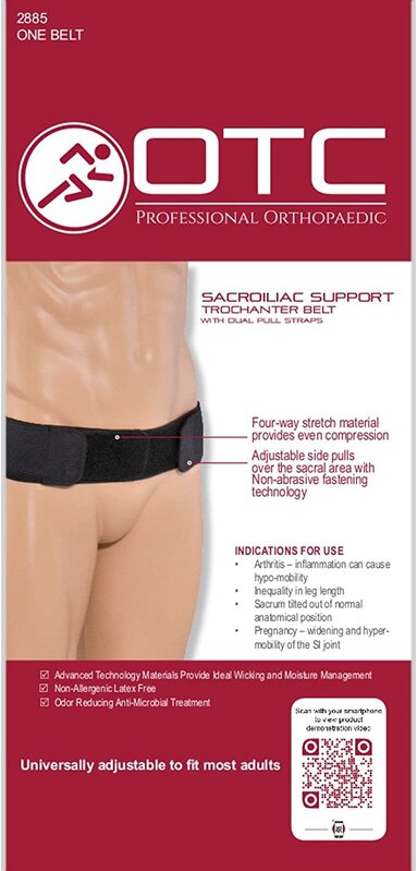 OTC - Airway Surgical OTC Sacroiliac Support Trochanter SI Belt with Dual Pull Straps