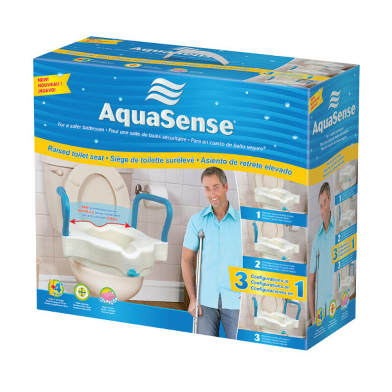 AQS-Aquasense AquaSense Raised Toilet Seat Height