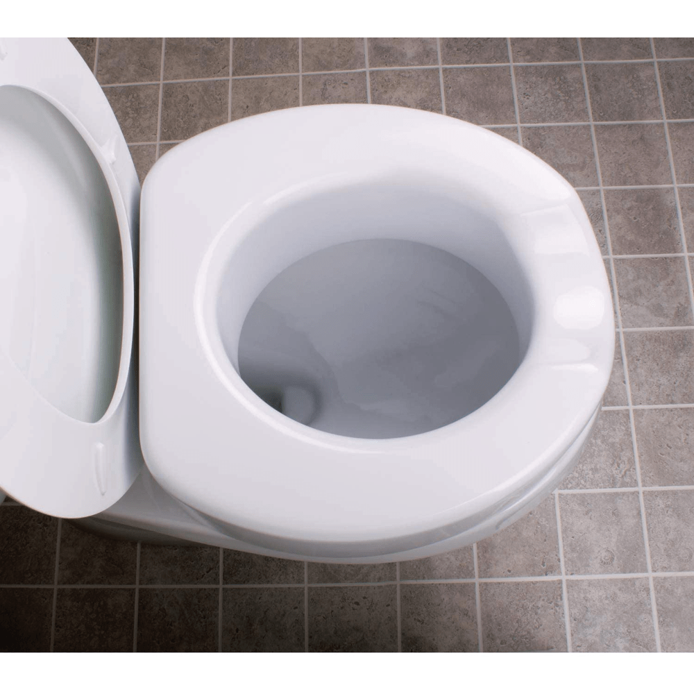 CRX-Carex Carex 4" Quick Lock Raised Toilet Seat (fits most elongated & standard bowls)