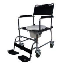 Artisan 500AF Adjustable Frame Drop Arm Wheeled Commode