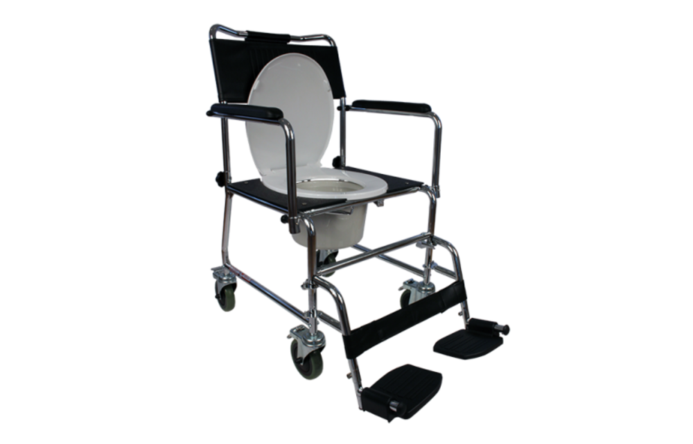 Artisan 500AF Adjustable Frame Drop Arm Wheeled Commode