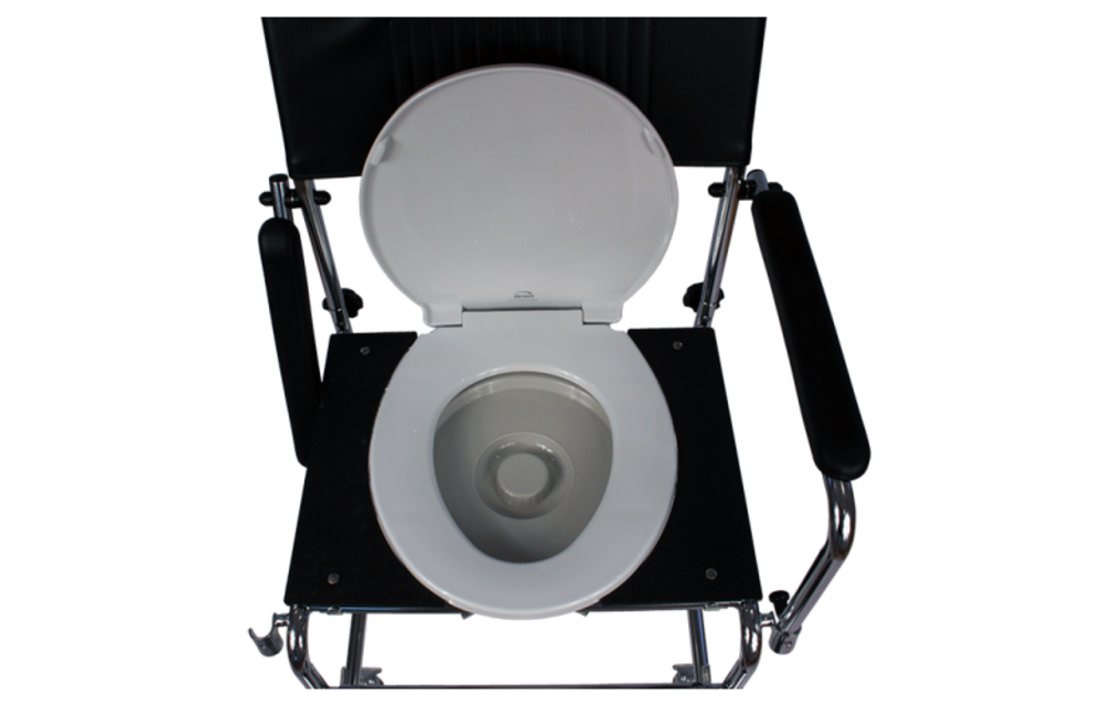 Artisan 500AF Adjustable Frame Drop Arm Wheeled Commode