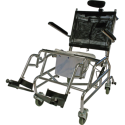 Artisan Tilt Wheeled Commode Toilet Seat