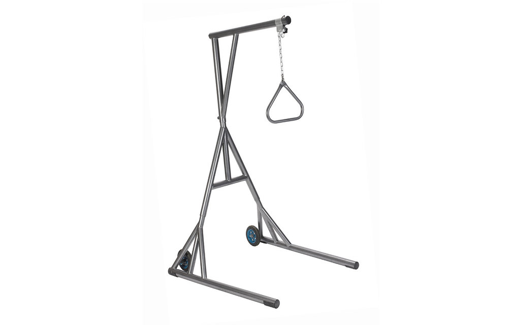 Free Standing Trapeze w/Wheels Heavy Duty