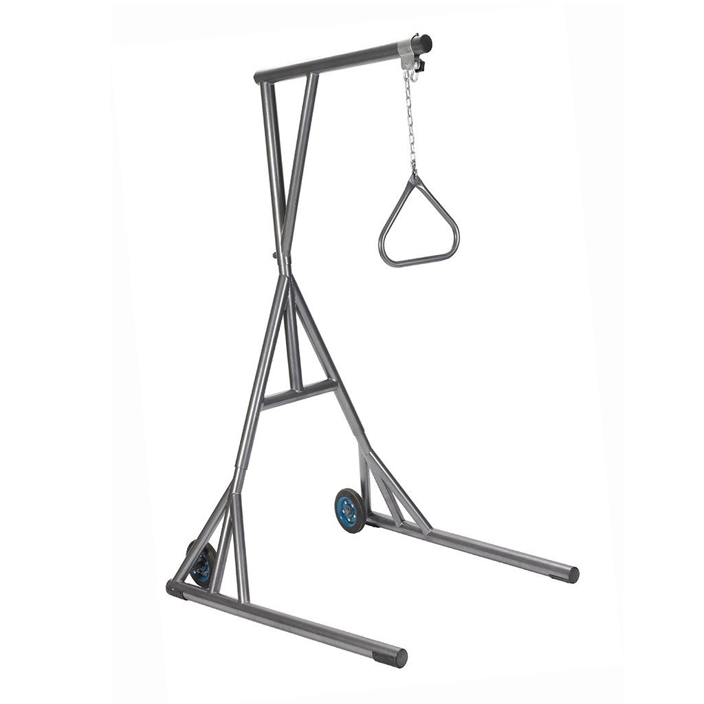 Free Standing Trapeze w/Wheels Heavy Duty