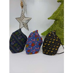 Maskwell Christmas Reusable Face Mask Silver Ion Technology