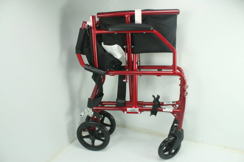 ML-MedLine Medline Ultralight Transport Wheelchair 19”