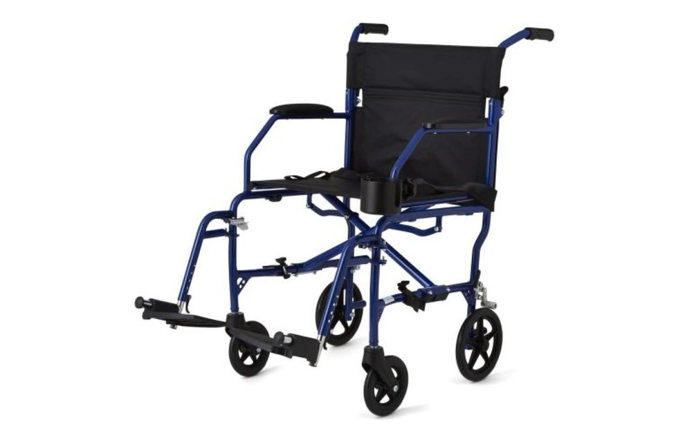 Medline Ultralight Transport Wheelchair 19”