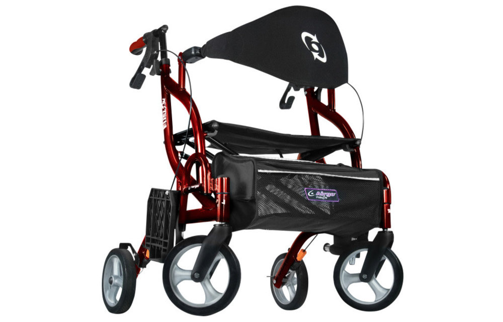 Airgo Fusion 2 IN 1 F20 Side-Folding Rollator & Transport Chair