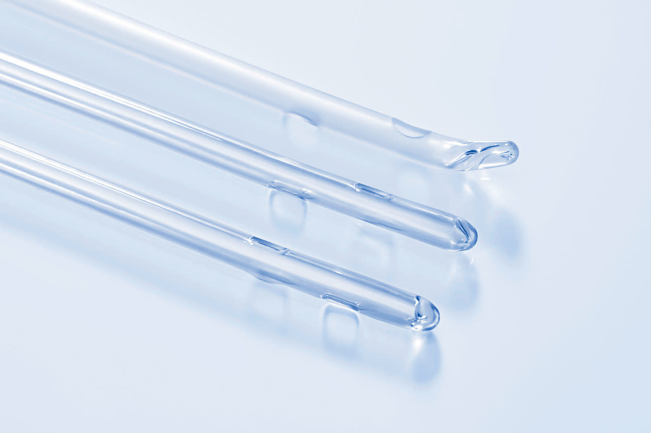 GentleCath Male 14fr 16" PVC Coude Tip 100/bx