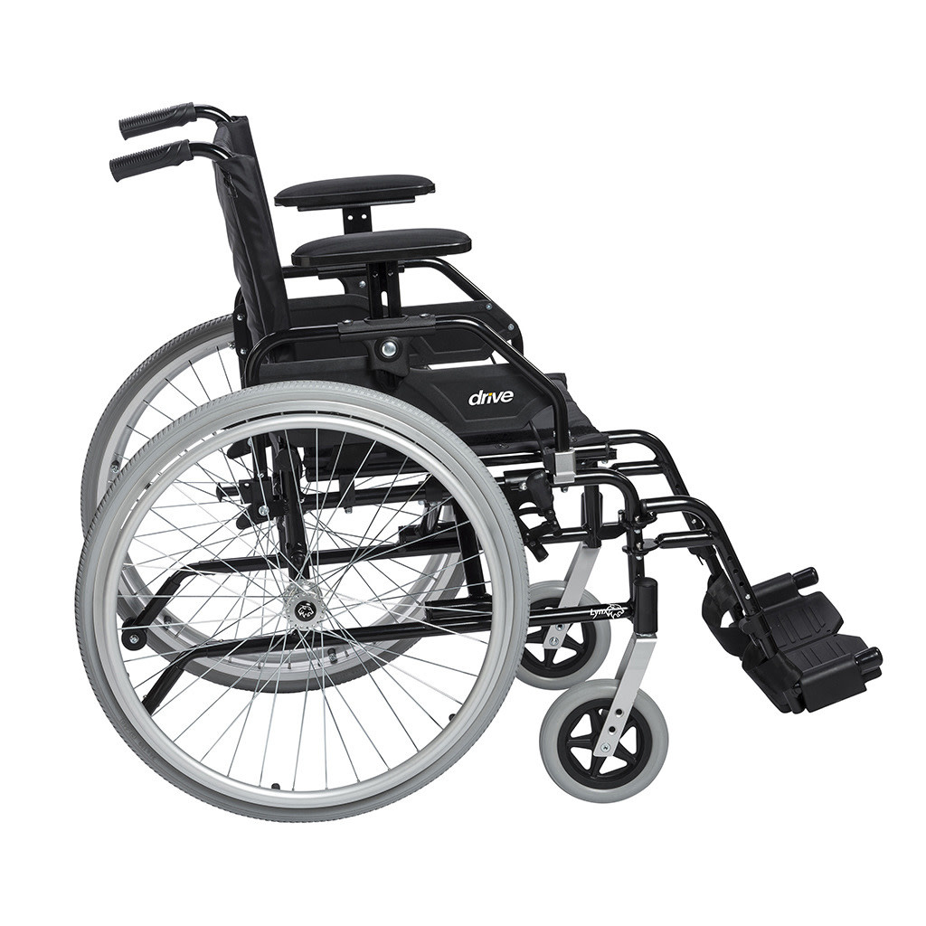 DRV-Drive Medical Drive Lynx Ultra Lightweight Wheelchair with Swing Away Leg Rests