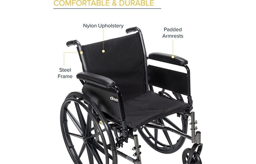 Cruiser III Wheelchair Adjustable Seat Height Detachable Desk Arm (ADDA) Elevated Foot Rest