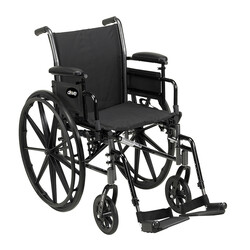 Drive Medical Cruiser III Wheelchair Detachable Desk Arm (DDA) Foot Rest (SF)