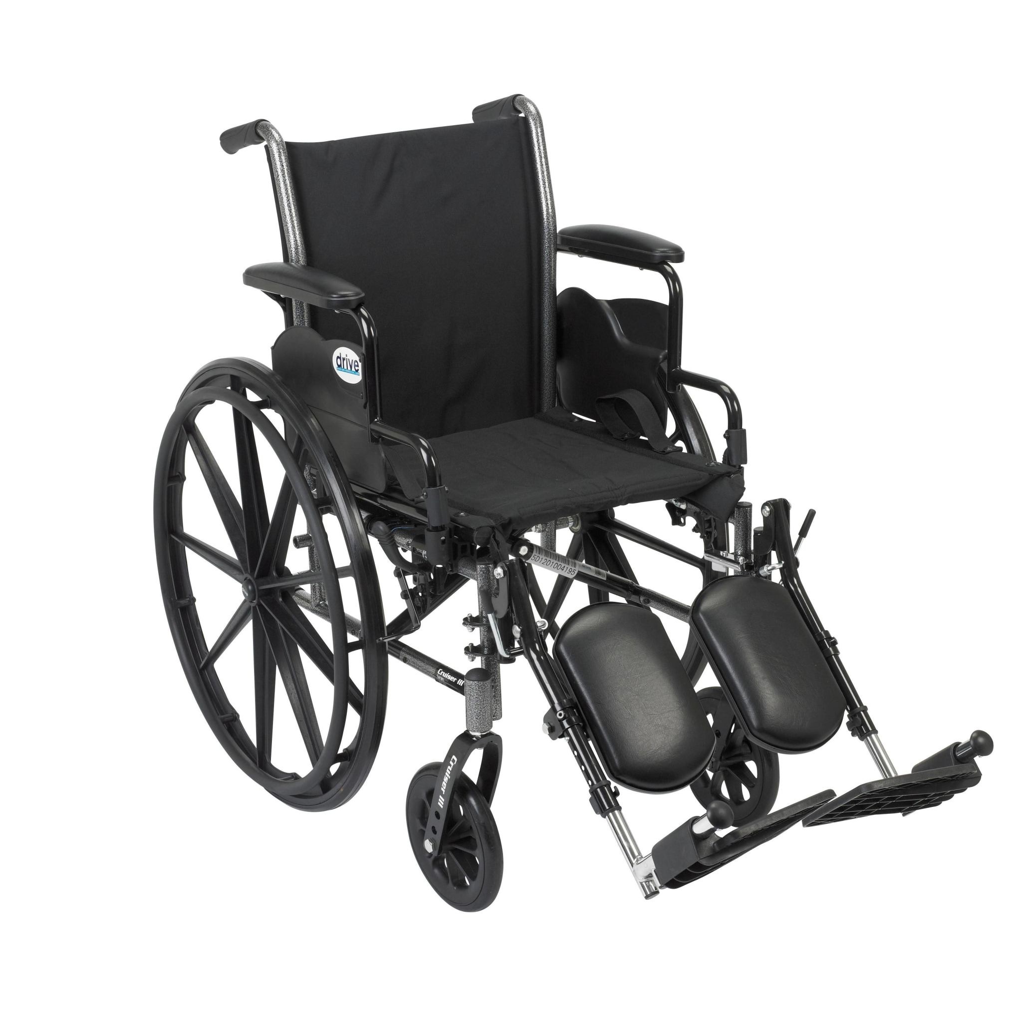 Cruiser X4 Wheelchair Adjustable Seat Height Detachable Desk Arm (ADDA) Elevated (ELR) 300lbs