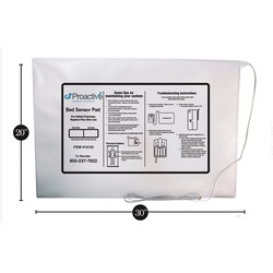 PROA-Proactive ProActive Sensor Bed Pad 20x30" (alarm sold separately)