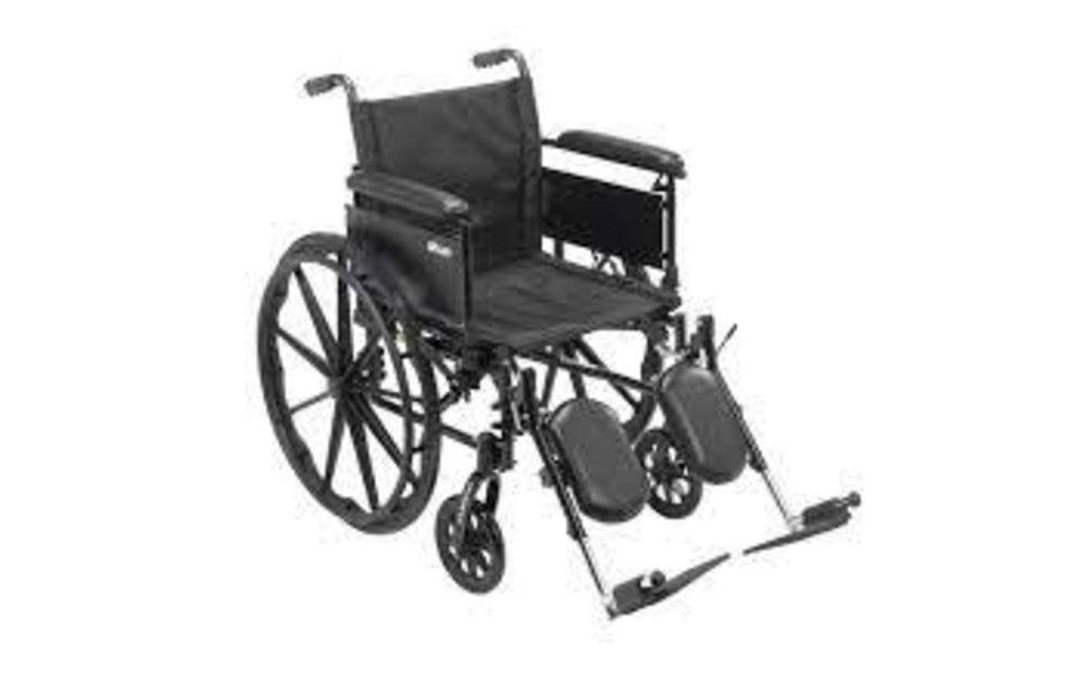Cruiser X4 Wheelchair Adjustable Seat Height Detachable Full Arm (ADFA) Elevated (ELR) 300lbs